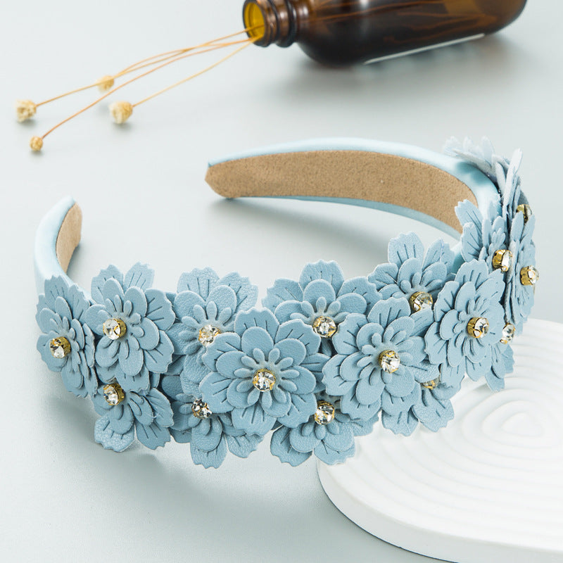 P-0321 Small Fabric Flower Headband