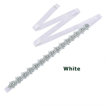 EC-0121 Crystal Rhinestone Wedding Dress Sashes