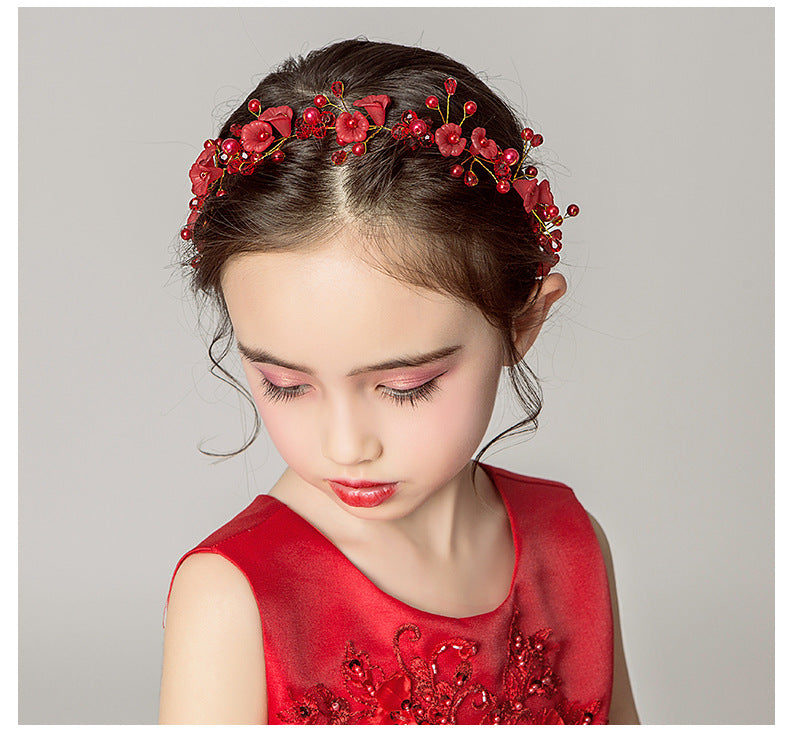 P-1103 Enchanting Princess Flower Girl Headband