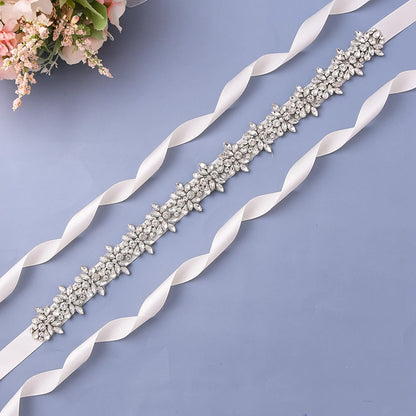 EC-0121 Crystal Rhinestone Wedding Dress Sashes