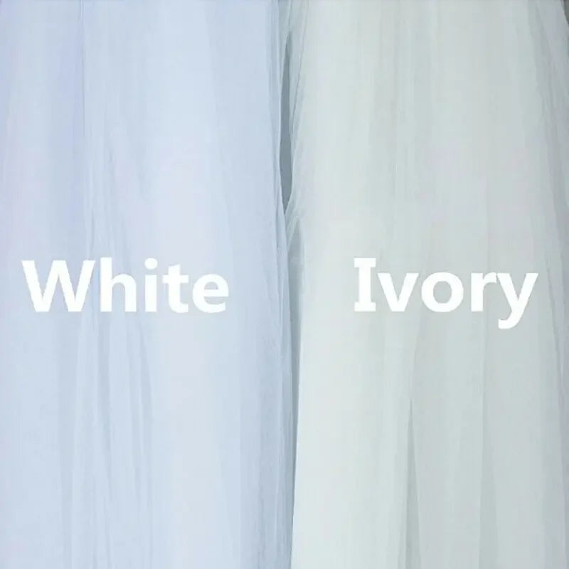 V-0149 One Layer 2m Tulle Wedding Veil