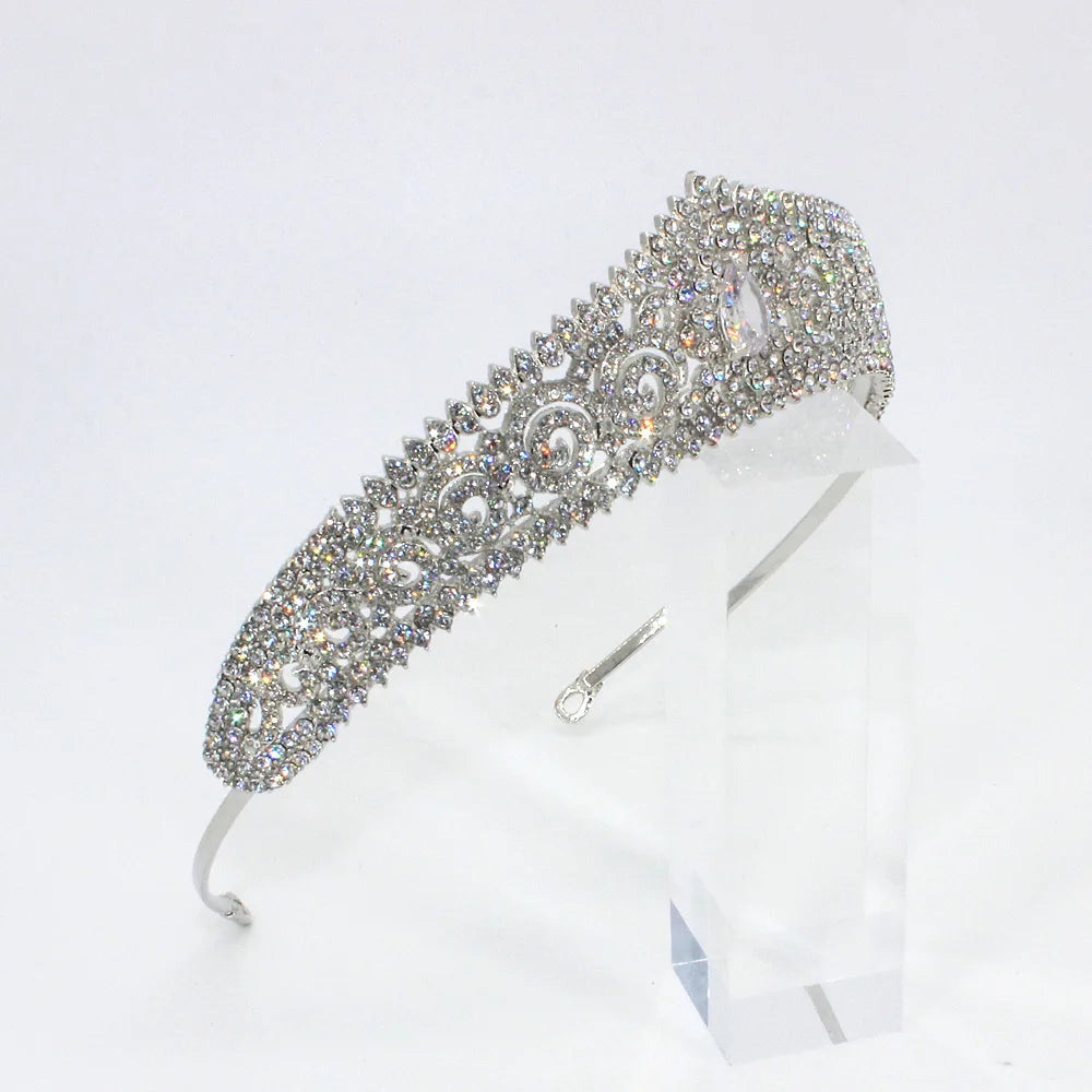 T-0126 Bridal Tiara with Quality Rhinestones