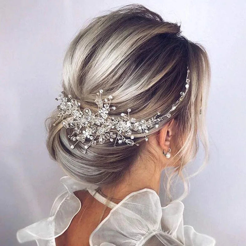 VH-1875 Crystal Wedding Hair Vines and Hair Combs Collection II