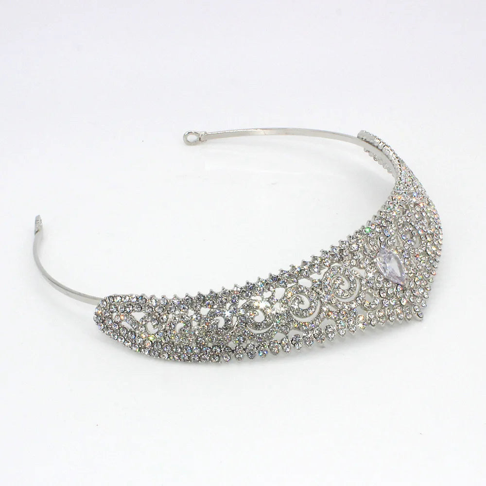 T-0126 Bridal Tiara with Quality Rhinestones