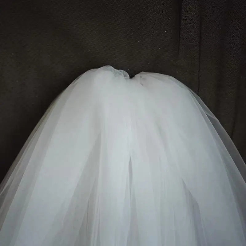 V-2024 Short Four Layer Tulle Wedding Veil