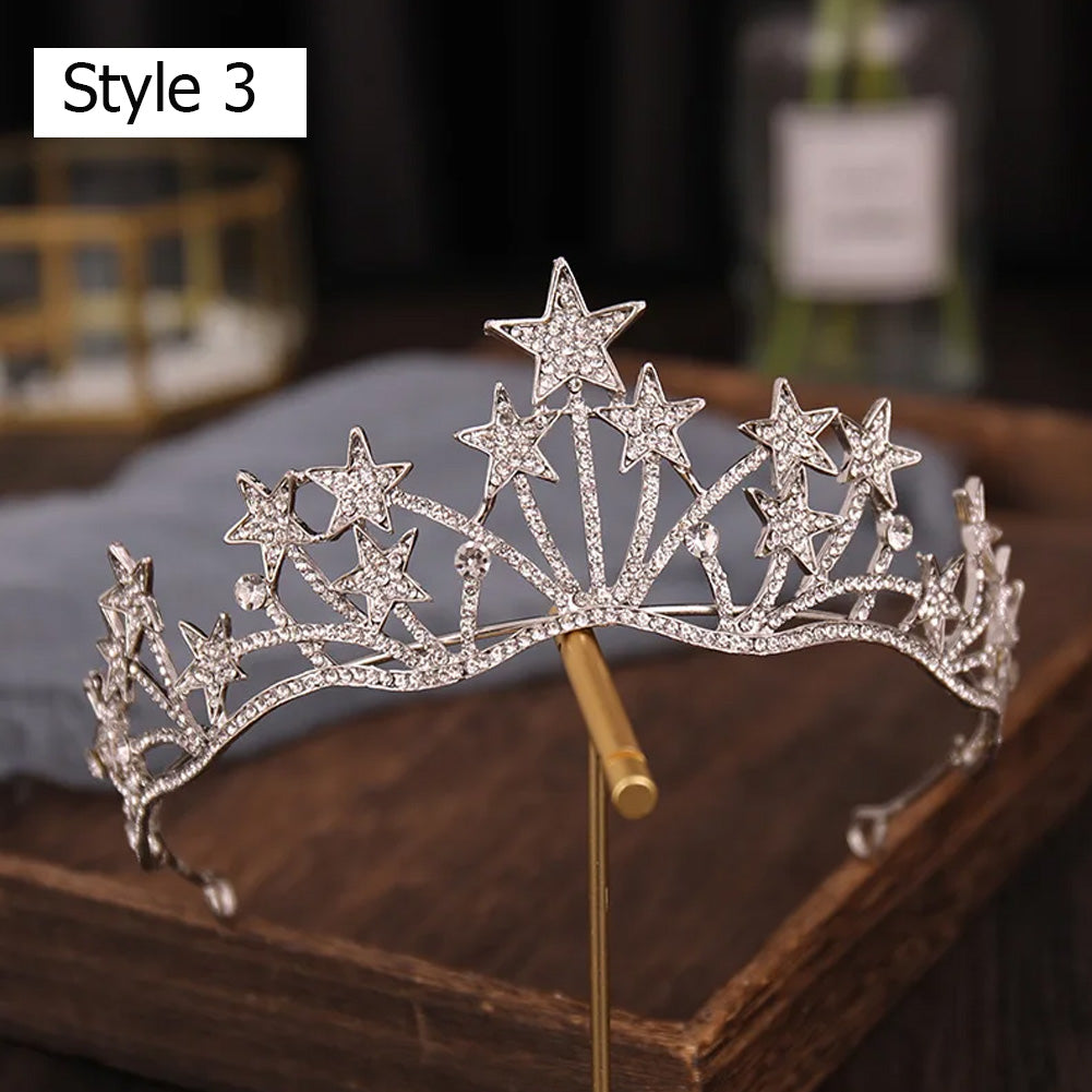 VH-1225 Wedding Star Crowns and Headbands Collection