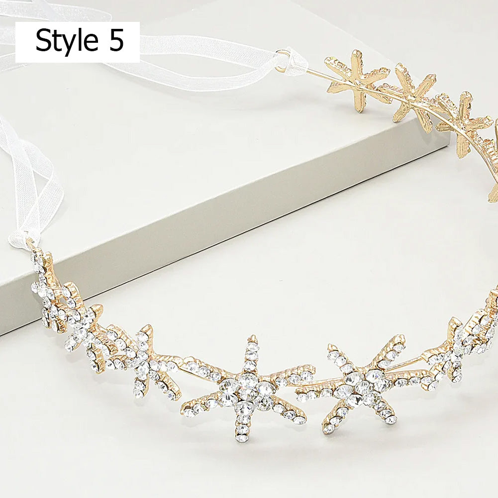VH-1225 Wedding Star Crowns and Headbands Collection